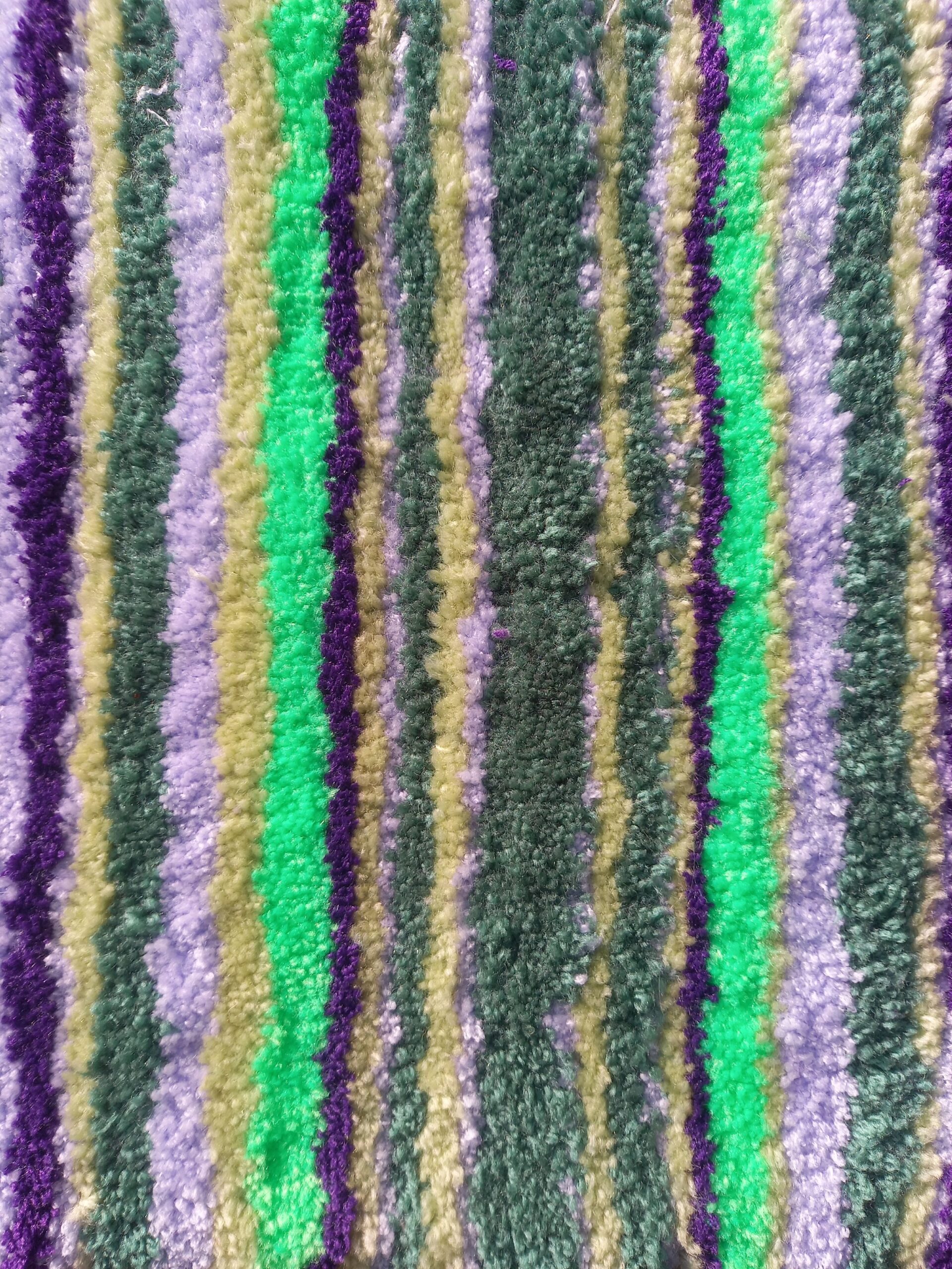 Tabouret formica vert et violet – Image 3