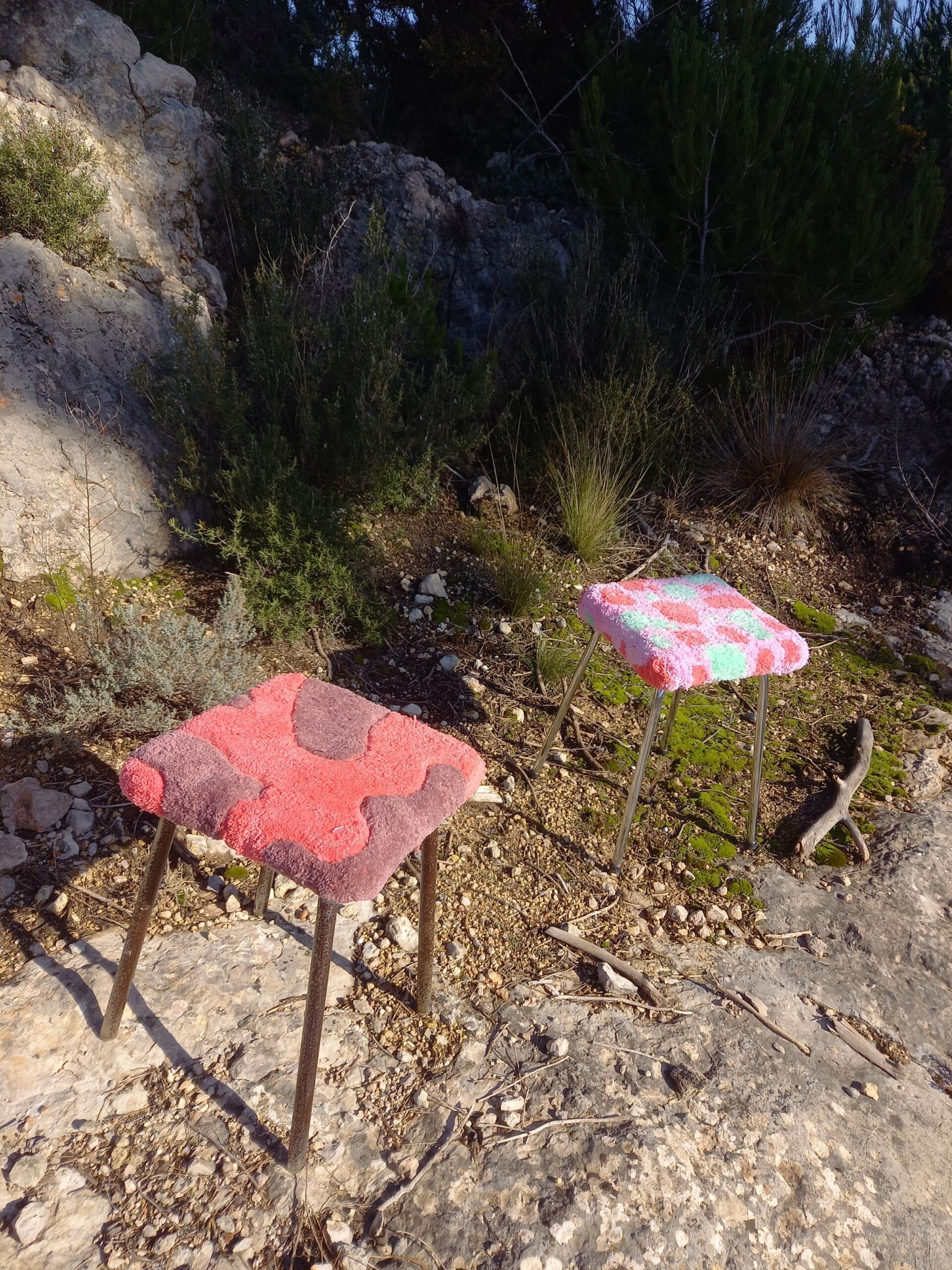 Tabouret formica rose – Image 3