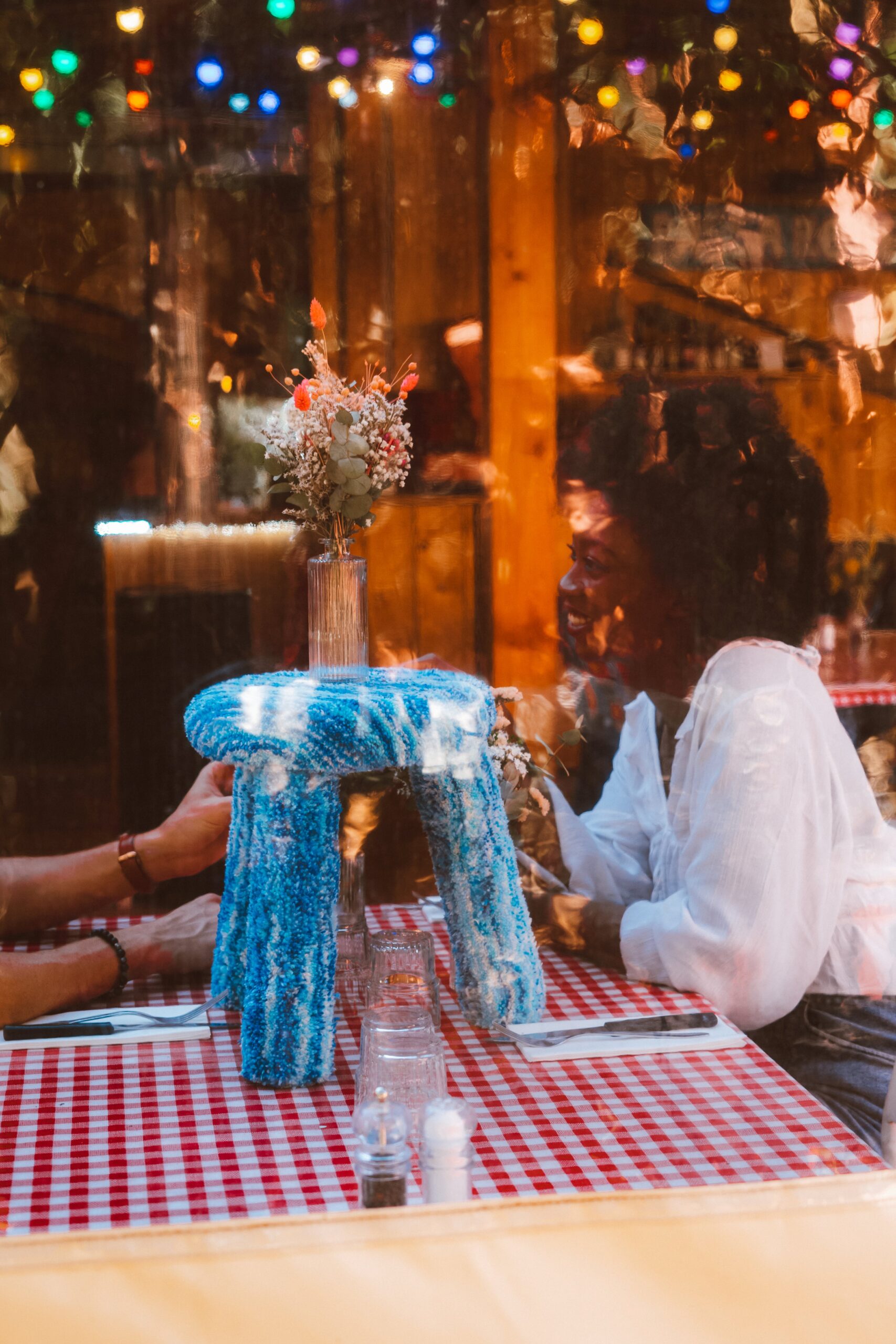 Petit tabouret bleu – Image 3